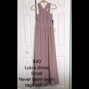 Lulus Dress size 4, colour taupe